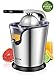 Aicok Citrus Juicer Electric 160W Powerful Stainless Steel citrus juicer squeezer With Soft Grip Handle And Anti-drip Citrus Press For Squeeze Fresh Orange Lemon,Whisper-Quiet Motor