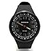 100m Water Resistant Waterproof Men's Black Rubber Strap Analog Luxury Sport Watch SB-008