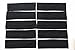 10 Pack Cotton Yoga Headbands by Teemico - Cotton Stretch Headbands Elastic Yoga Hairband for Teens Girls Women Exercise Running Sports Hair Wrap Accessories,Black