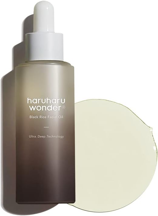 Haruharu Wonder Black Rice Facial Oil 30ml Fast Absorbing Vegan Cruelty Free