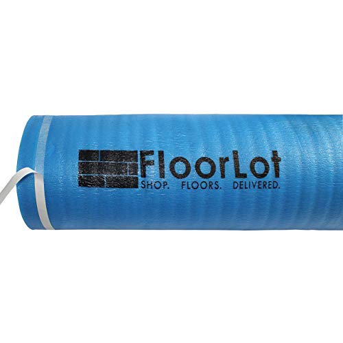 Floorlot Blue Flooring Underlayment with Moisture Barrier for Laminate