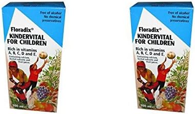 (2 PACK) - Salus Kindervital Childrens Vitamin &amp; Mineral Syrup | 500ml | 2 PACK - SUPER SAVER - SAVE MONEY
