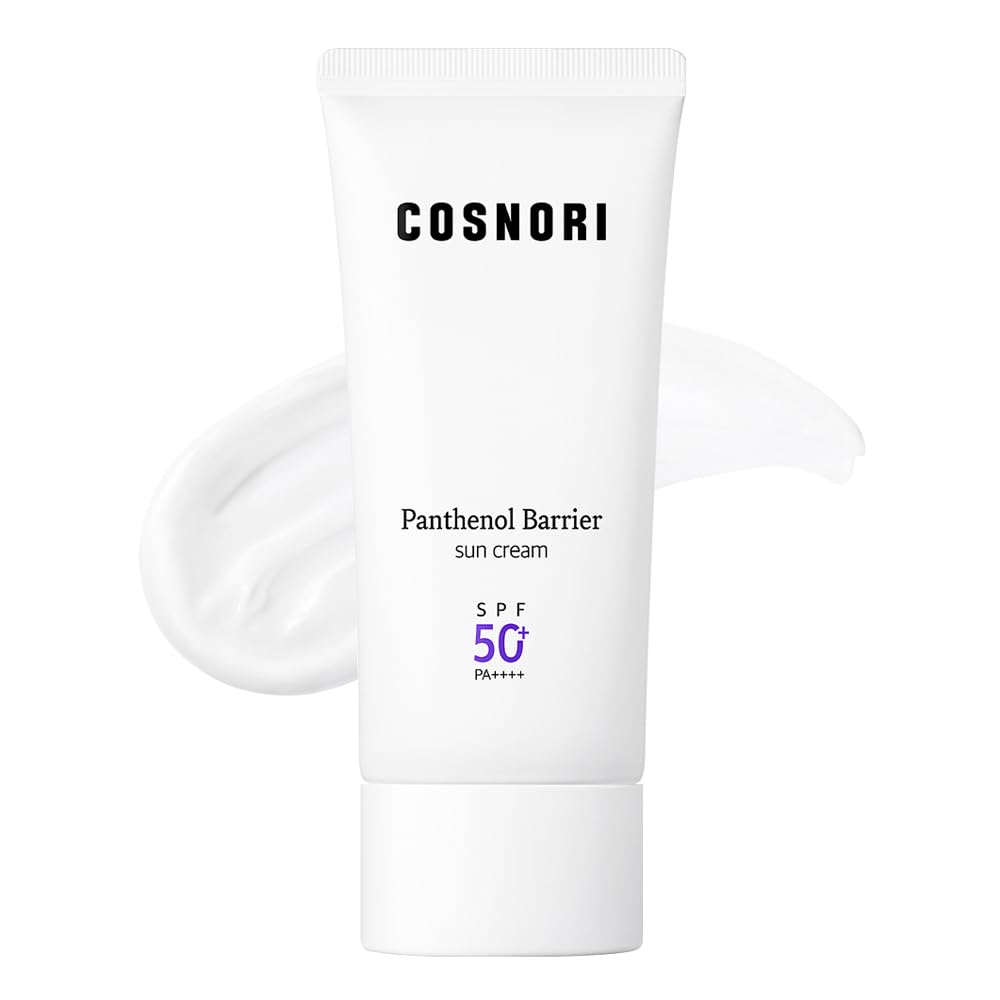 COSNORI Panthenol Barrier Suncream - Inorganic Physical Mild Sunscreen, Non-irritating, Soothing and Moisturizing, 1.69 fl. oz. (50g)