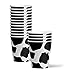 Cow Print Farm Animal Party Supplies - Cow Girl Party Supplies - Tabelware Set Includes Plates, Napkins and Cups | Kit for 16