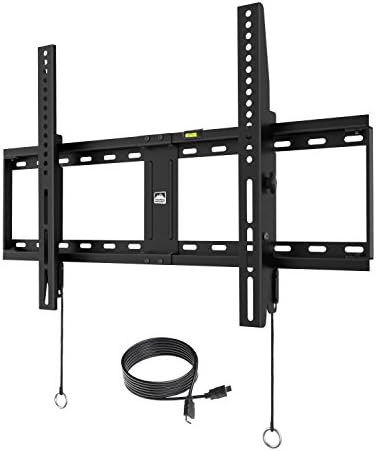 Fortress Mount TV Wall Mount for most 40-75" TVs up to 165 lbs with 9-feet HDMI Cable (2018 Edition)