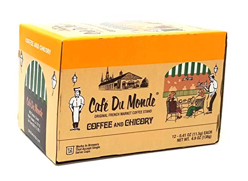 Cafe Du Monde Coffee And Chicory Singleserve Cup Pods 12 Count