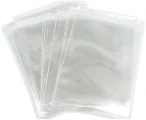 Temkin C-2B, 3x5-Inch 1.32mm Flat Cellophane Bag for Bakery, Candies, Cookies, Take Out Clear Catering Food Disposable Cellophane Packets, 100-Piece Pack