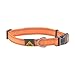 Browning Classic Preformance Webbing Pet Collar, Fully Adjustable, Available in Solid Colors and Camo Patterns, Safety Orange, Medium