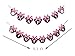 Perfec Arts Cartoon Minnie Bow Happy Birthday Party Supplies Decoration Banner(Round)