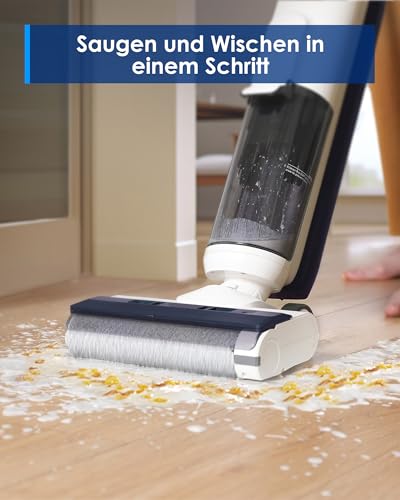 Tineco iFLOOR 5 Breeze Complete Nass Trockensauger, EIN-Schritt-Reinigung für Hartböden, Kantenreinigung <0.5cm, Dreifache Batterielebensdauer, Selbstreinigung, Leichtes Kabelloses Saugwischer, Blau thumbnail 2