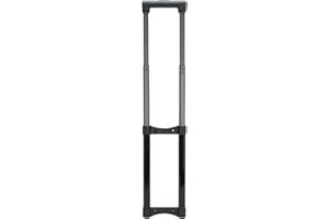 ZGUZMCMK Telescopic Handle for Suitcase Replacement Parts Black Metal Pull Rod 82cm