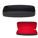 Large Glasses Case, Hard Shell For Over-sized Sunglasses and Eyeglasses, Durable Smooth & Glossy Finish With Protective Lining, By OptiPlix.