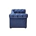 Tov Furniture The Dachshund Collection Handmade Waterproof Velvet Upholstered Pet Bed, Navythumb 2