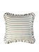 C&F Home Natural Shells Blue Cream Tan Stripes Coastal Tropical Beach House Oceans Stripe Euro Sham Euro Sham Blue