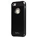 iphone 5s Case, iphone 5 Case,iPhone SE TPU + Pc Dual Layer Hybrid Fashion Shockproof Soft Hard Defender Case Cover for Apple iphone 5/5s (Black-Black)