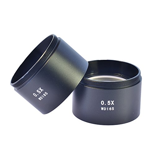 image for Aihome 0.5X WD165 SZM Auxiliary Objective Lens Zoom Stereo Microscope 