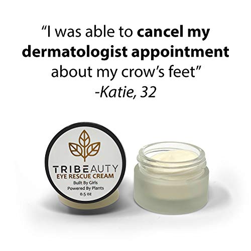 TRIBEAUTY Under Eye Cream Anti Aging Plant Based Eye Cream for Dark