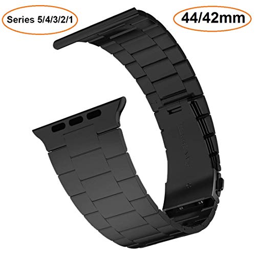 iiteeology Compatible with Apple Watch Band 44mm 42mm, Upgraded Version Solid Stainless Steel Band B - //medicalbooks.filipinodoctors.org