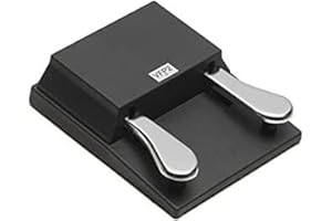 Studiologic VFP 2/10 Double Piano-Style Open Polarity Sustain Pedal with 2 Mono Jacks, for Keyboards and MIDI Controllers