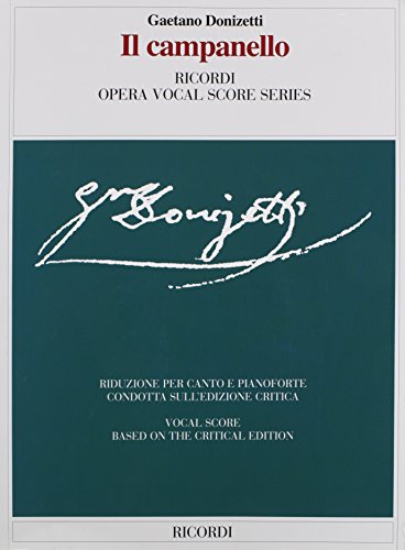 Il Campanello: Farsa - Vocal Score