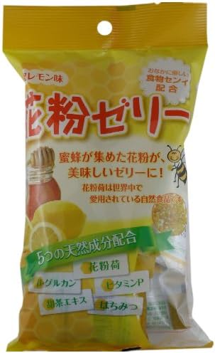 Amazon 花粉ゼリー はちみつレモン味 24袋入り 1袋 22ｇ 6個 雪国アグリ サプリメント ビタミン