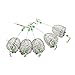 bouti1583 Fishing Bait Trap Cage Feeder Basket Holder Lure Fish Accessories 5 Pcs