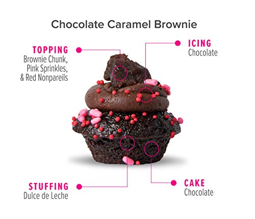 Baked by Melissa Valentine's Day Cupcakes - February Fix Collection - Assorted Bite-Size Valentine's Day Cupcakes (25 Cupcakes + Valentine's Day Gift Box)