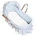 Kushies Baby Fitted Bassinet Sheet, White Solid