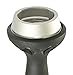 Hookah Bowl Set- Funnel Silicone Hookah Bowl with Hurricane Glass Core + Lotus Heat Management System Shisha Hookah Coal Charcoal Holder for Smoking Hookah Accessories (Glass Silicone+Single Handle)