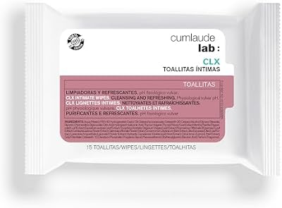 Lab - CLX, Toallitas Íntimas Refrescantes, 15 Uds