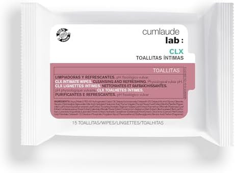 Lab - CLX, Toalhitas Íntimas Refrescantes, 15 Peças