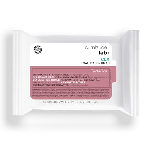 Lab - CLX, Toallitas Íntimas Refrescantes, 15 Uds
