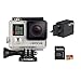 GoPro Hero 4 Silver Edition 12MP Waterproof Sports & Action Camera Bundle with 2 Batteries