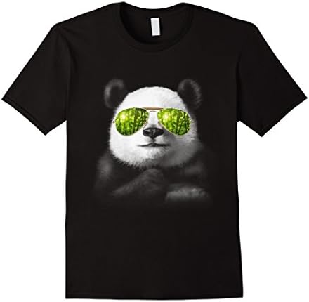 Men's Cool Panda T-shirt Medium Black