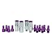 ColorFit by Milton HIGHFLOWPRO S-314VKIT Coupler & Plug Kit - (V-Style, Purple) - 1/4" NPT, (14-Piece)