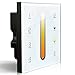 LEDENET Wireless 2.4GHz DMX512 Console Touch Panel RF Dimmer Controller Wall-mounted 4 zones Control CT LED Strip Lights LED Panel Lamps