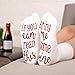 Luxury Wine Socks with Wine Tin Gift Packaging: Valentines Day Gift If You Can Read This Bring Me Some Wine Socks - Funny Accessory for Her, Novelty Present for Wife, Mom, and Women Under 25 Dollars