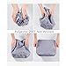Travel Packing Cubes for Suitcase Binteng 9 PCS Travel Luggage Organiser Set Durable Travel Essentials Bags for Clothes Shoes Cosmetics Toiletries (Grey)