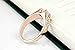 Yoursfs Promise Rings for Her 18K Rose Gold Plated Jewelry Rings Women CZ Engagement Rings Gift