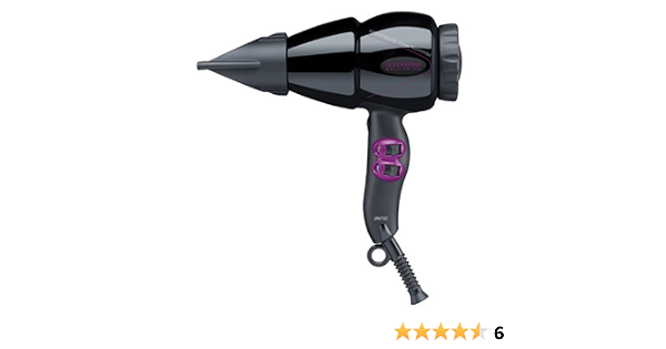 IMETEC Llongueras Bellissima PC6 2500 - Secador de pelo, compacto, doble  ventilador, secado ultra rápido, color negro : Amazon.es: Belleza