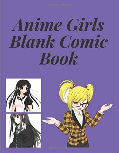 Amazon Com Anime Girls Blank Comic Book 5 Styles Repeated Amazon Com Anime Girls Blank Comic Book 5 Styles Repeated