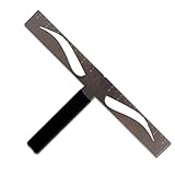 Eyebrow Microblading Ruler, AMA(TM) T-shaped Positioning Permanent Balance Ruler Tattoo Eyebrows Ruler Brow Template Stencil Shaper Makeup Tools (B)