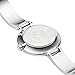 Anne Klein Women's AK/2211WTSV Silver-Tone and White Marbleized Bangle Watch