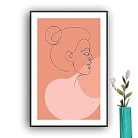 Framed Canvas Wall Art Picasso Poster Print of Woman Canvas Prints Home Artwork Decoration for Living Room,Bedroom - 16x24 inches