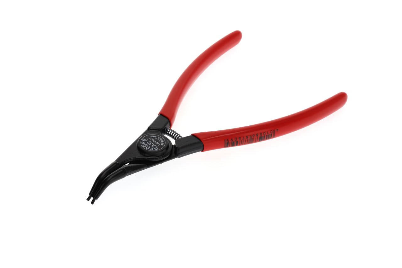 GEDORE Circlip pliers for outer circlips, With opening spring/finger protection, 45° angled, Tip dia. 2.3 mm, 8000 A 32