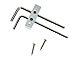 Dopro Chrome Guitar Bass Allen Wrench/Key Headstock Wrench Holder for FR Tremolo Guitar