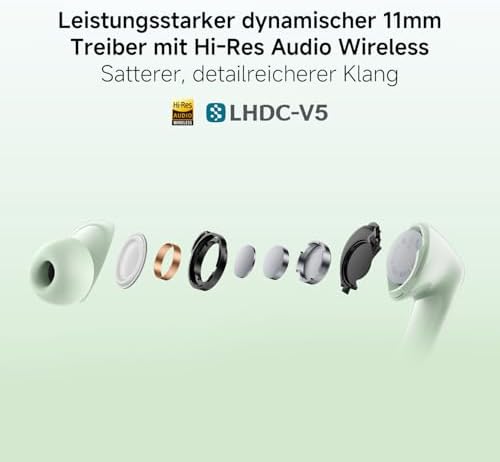 Redmi Buds 8, Kopfhörer, 50dB ANC, 11h+44h Akku, Schwarz — Foto 2 von 7