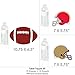 Big Dot of Happiness Super Football Bowl - Sports Game Day Party Centerpiece Sticks - Table Toppers - Set of 15