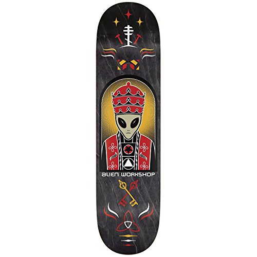 Alien Workshop Skateboard Deck Priest Black 8.25"