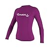 ONeill-UV-Sun-Protection-Womens-Basic-Skins-Long-Sleeve-Rashguard-Top